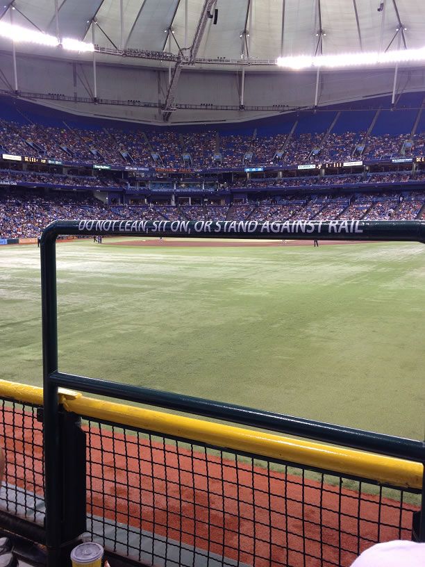 Section 150 at Tropicana Field 