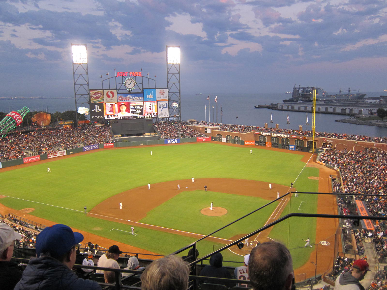 section 319, row 3 seat view  for baseball - oracle park