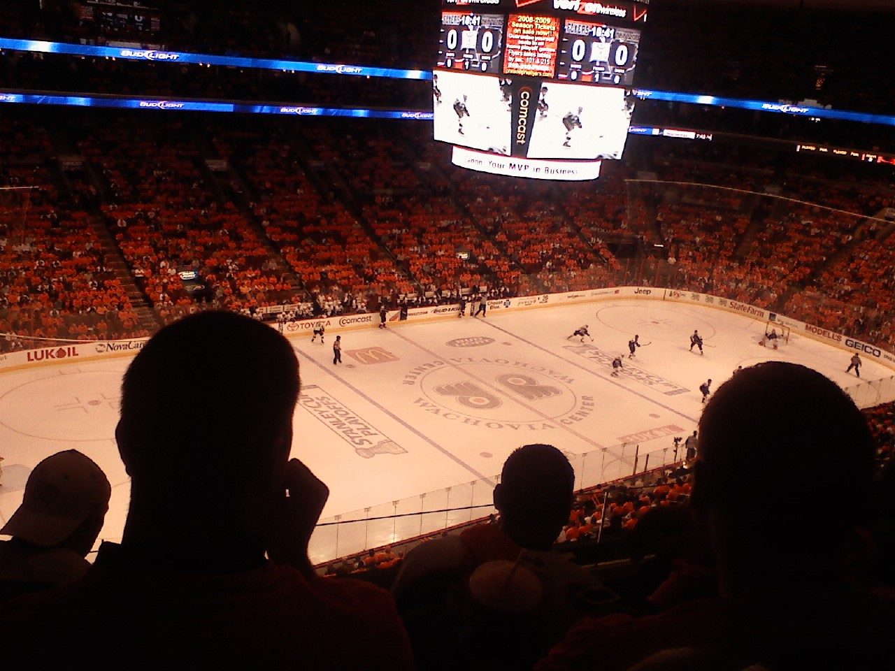 section 210a, row 4 seat view  for hockey - wells fargo center