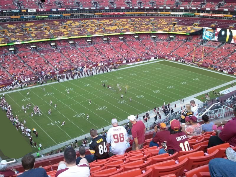 section 405, row 11 seat view  - fedexfield