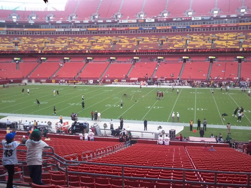 section 220 seat view  - fedexfield