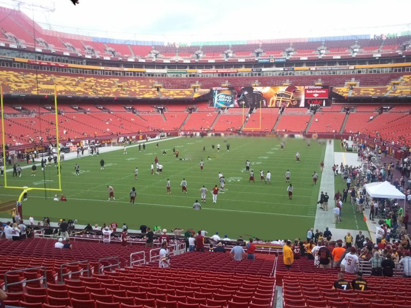 section 209 seat view  - fedexfield