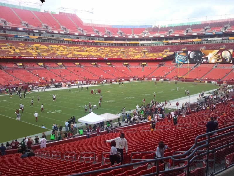 section 206 seat view  - fedexfield