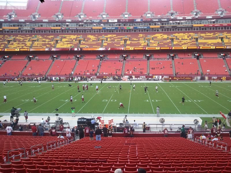 section 242 seat view  - fedexfield