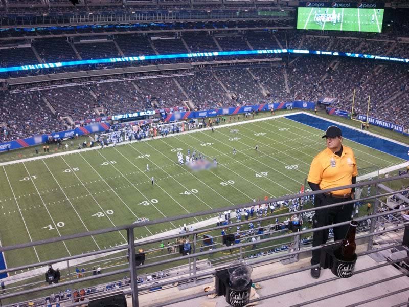 section 317, row 9 seat view  for football - metlife stadium