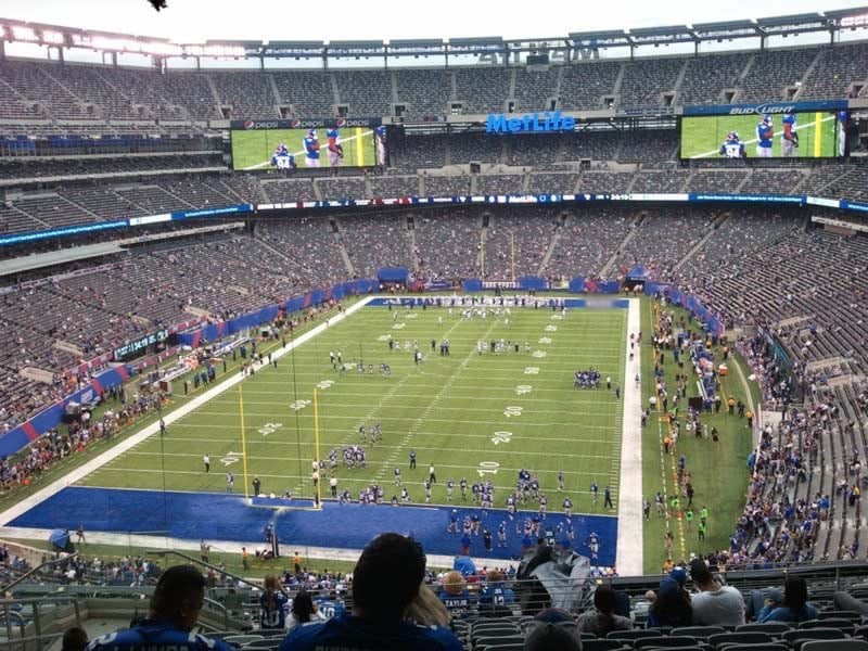 section 224b, row 13 seat view  for football - metlife stadium