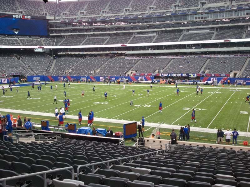 section 111a seat view for football - metlife stadium