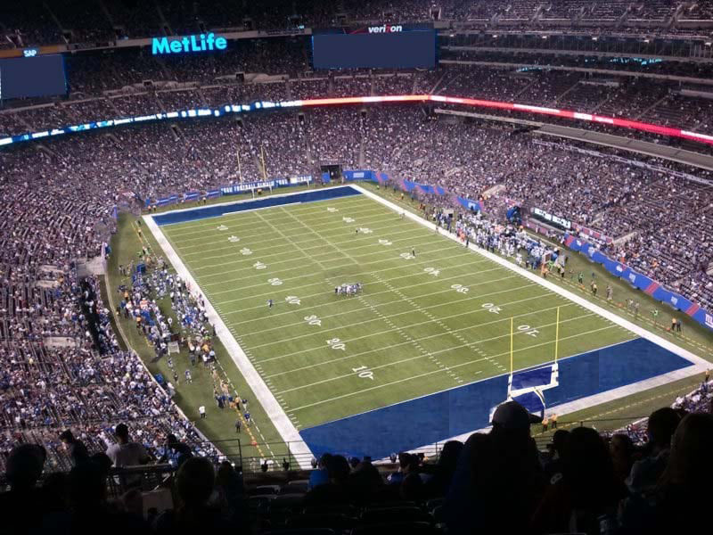 section 304 seat view  for football - metlife stadium