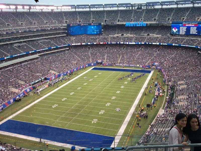 section 323 seat view  for football - metlife stadium