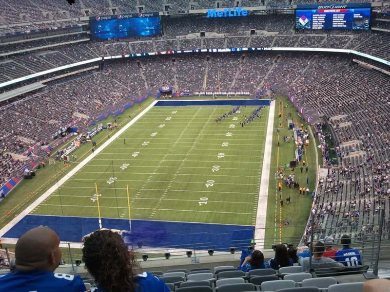section 324 seat view  for football - metlife stadium