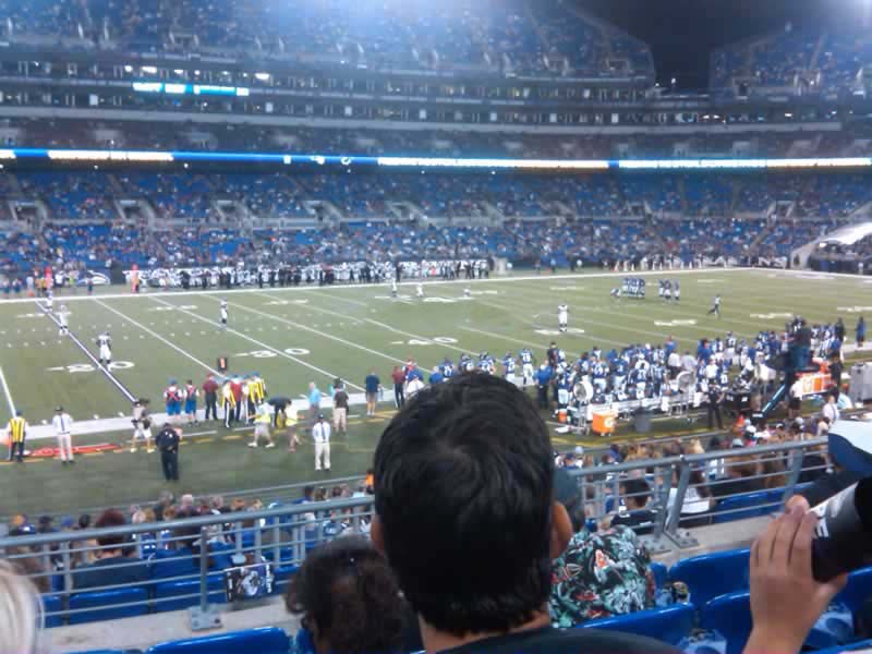 section 129, row 23 seat view  for football - m&t bank stadium