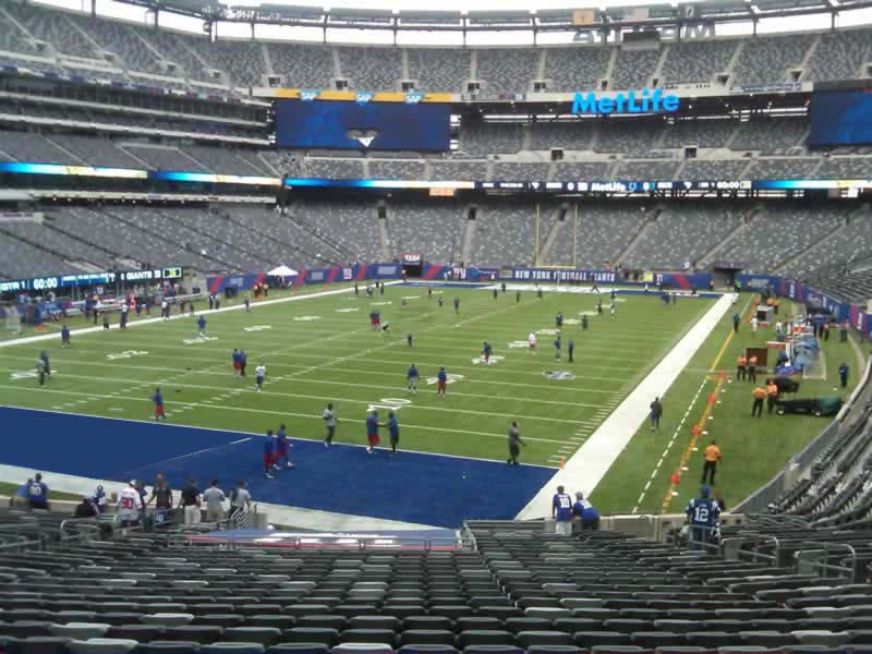 section 148 seat view  for football - metlife stadium
