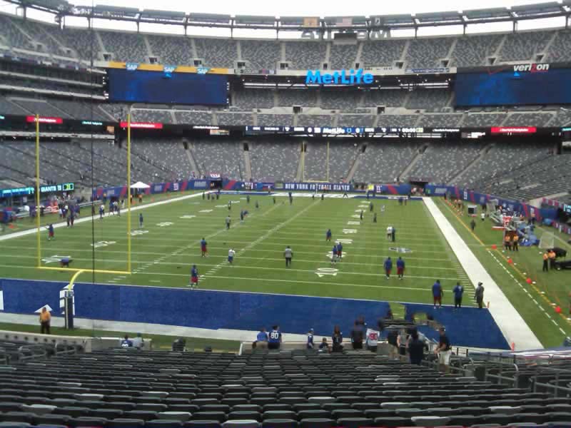 section 149 seat view  for football - metlife stadium