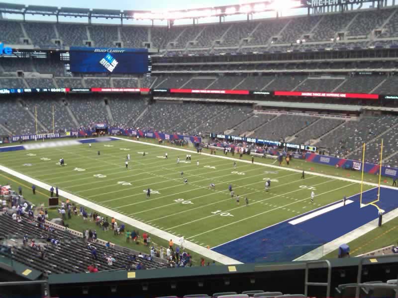 section 232a seat view  for football - metlife stadium