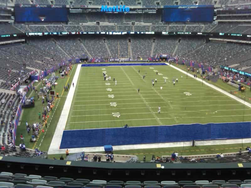 section 228a seat view  for football - metlife stadium