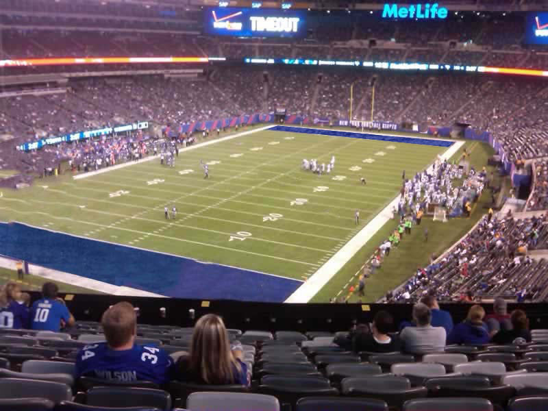 section 247 seat view  for football - metlife stadium