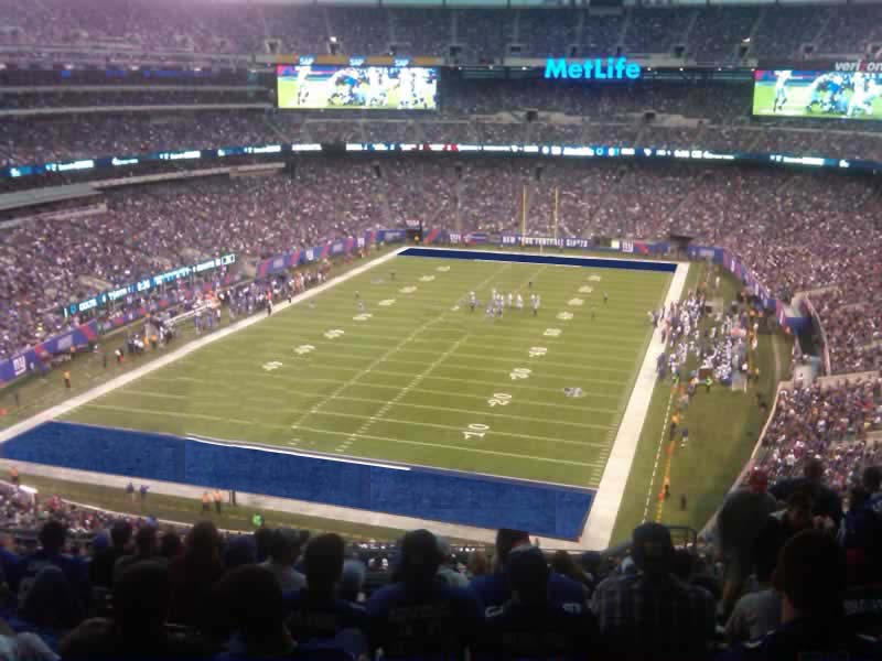 section 249b seat view  for football - metlife stadium