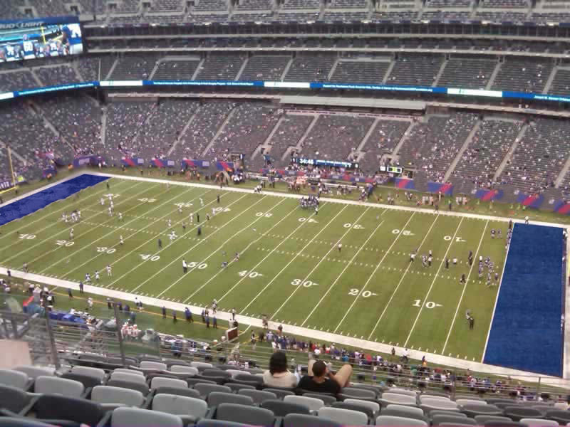 section 335 seat view  for football - metlife stadium
