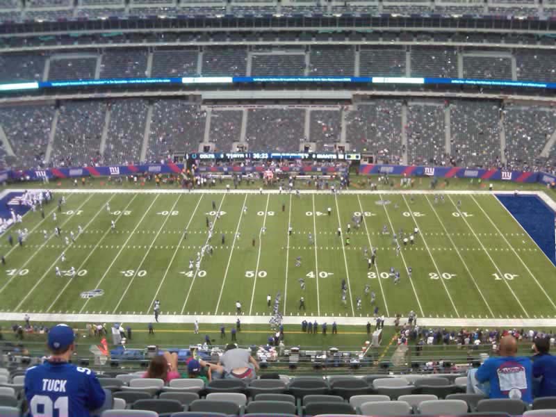 section 338 seat view  for football - metlife stadium