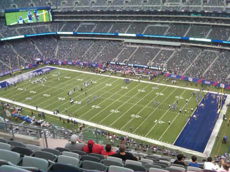 section 334 seat view  for football - metlife stadium