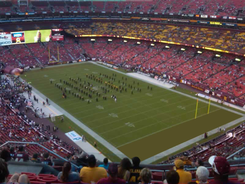 section 446, row 11 seat view  - fedexfield