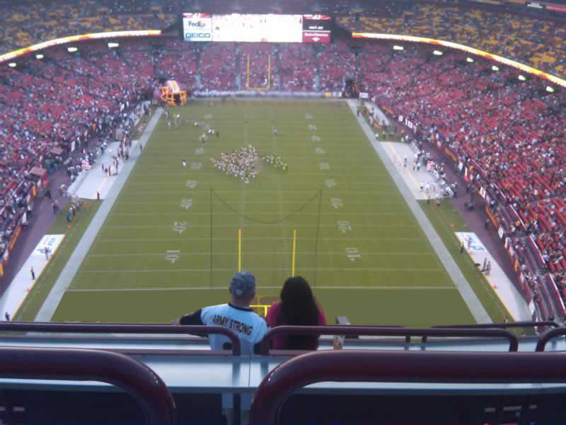 I Give the Redskins Standing Room Club Level Tickets the Tire Test