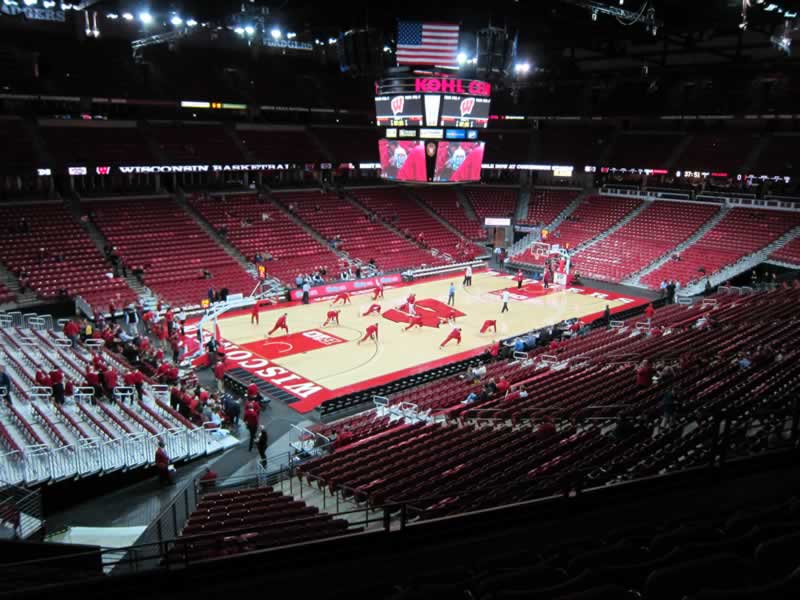 section 211 seat view  - kohl center