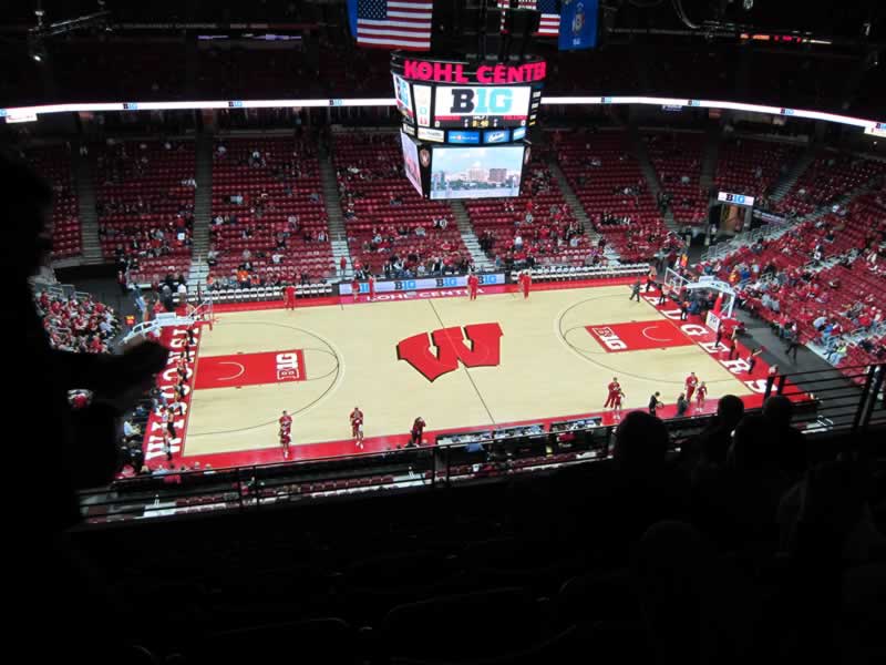 section 309 seat view  - kohl center