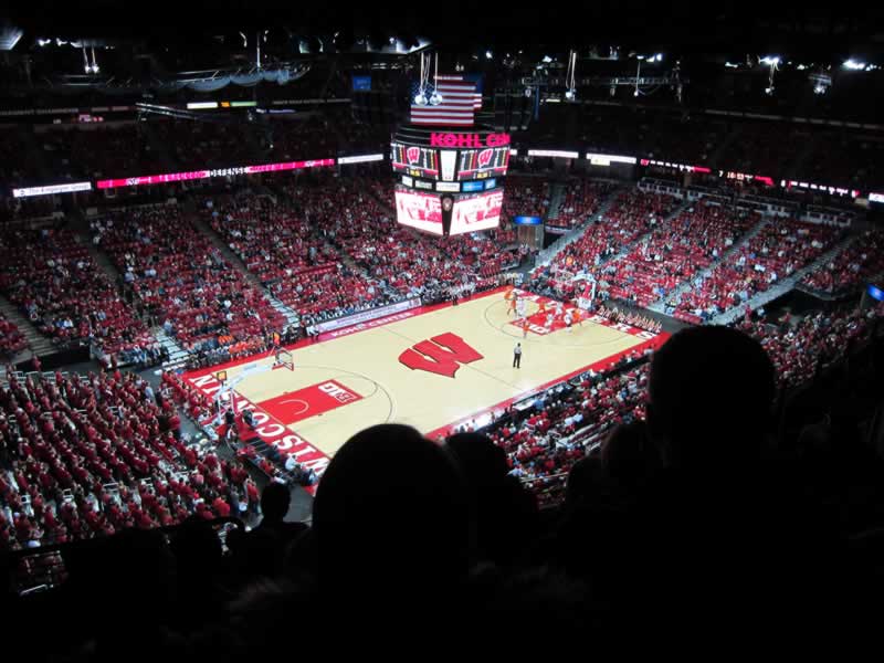 section 311, row h seat view  - kohl center