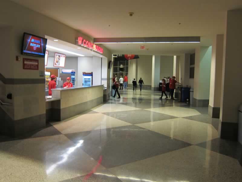 upper concourse kohl center