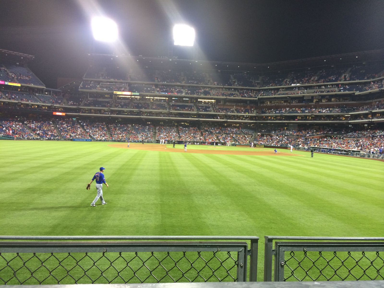 section 143, row 1 seat view  for baseball - citizens bank park