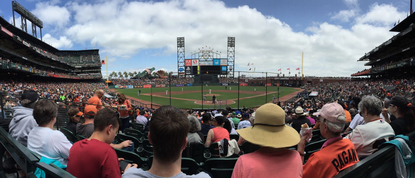 section 115 seat view  for baseball - oracle park
