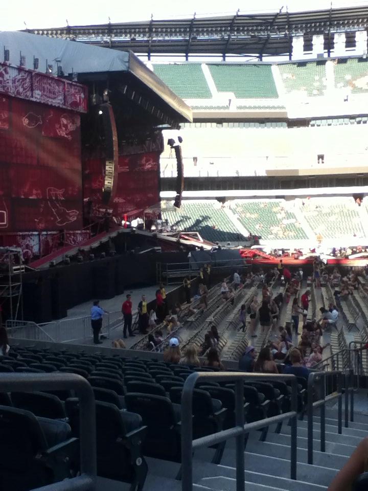 section 137, row 13 seat view  for concert - lincoln financial field