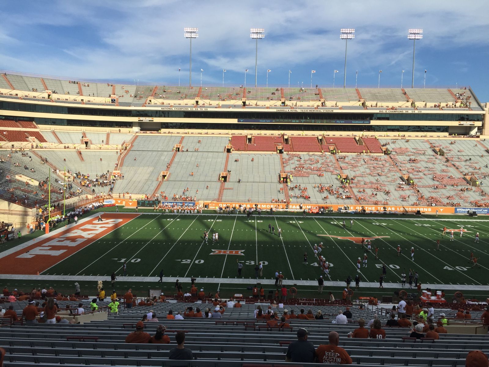 section 6, row 47 seat view  - dkr-texas memorial stadium