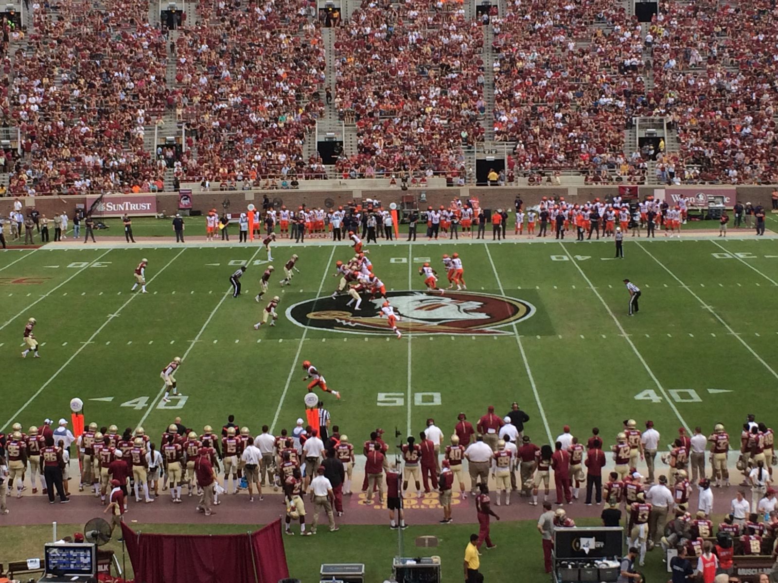section 33 seat view  - doak campbell stadium