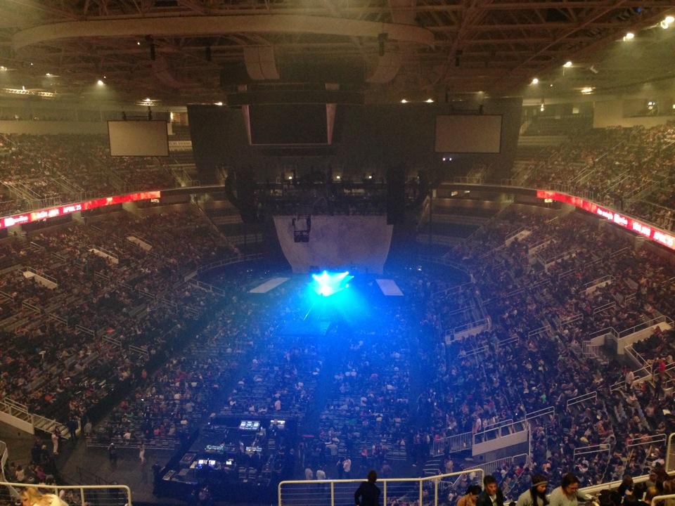 section 207 seat view  for concert - sap center