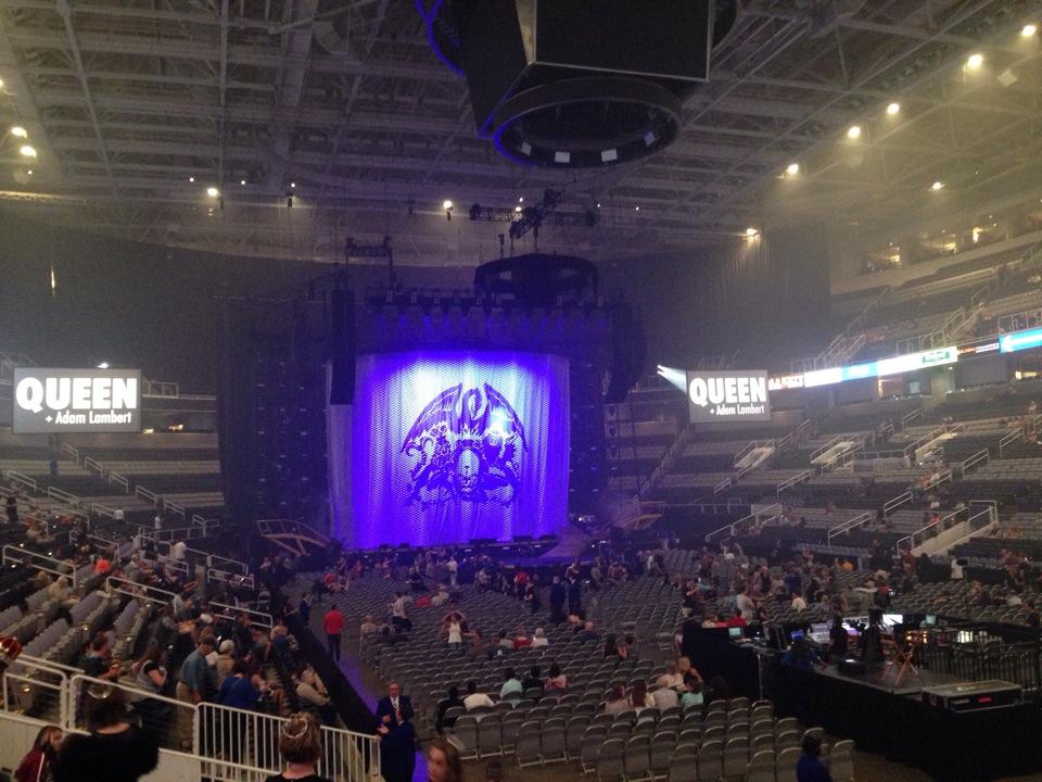 section 110, row 10 seat view  for concert - sap center