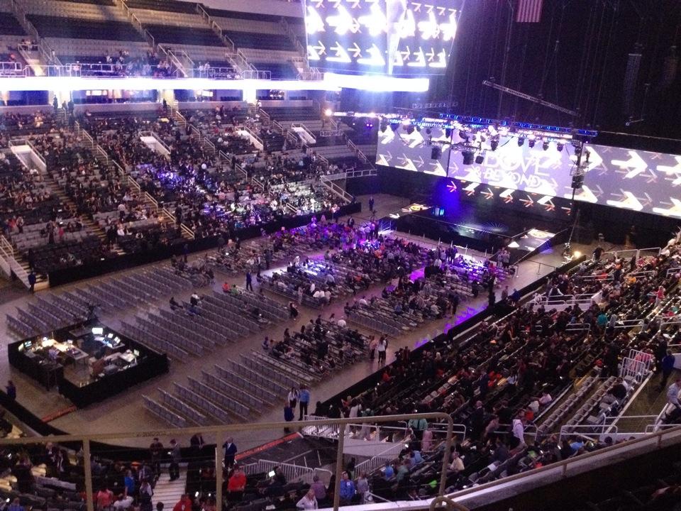 section 204, row 5 seat view  for concert - sap center
