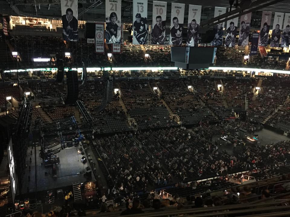 section 311 seat view  for concert - scotiabank arena