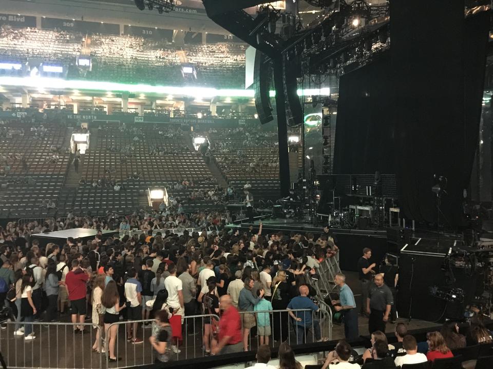 section 118, row 12 seat view  for concert - scotiabank arena