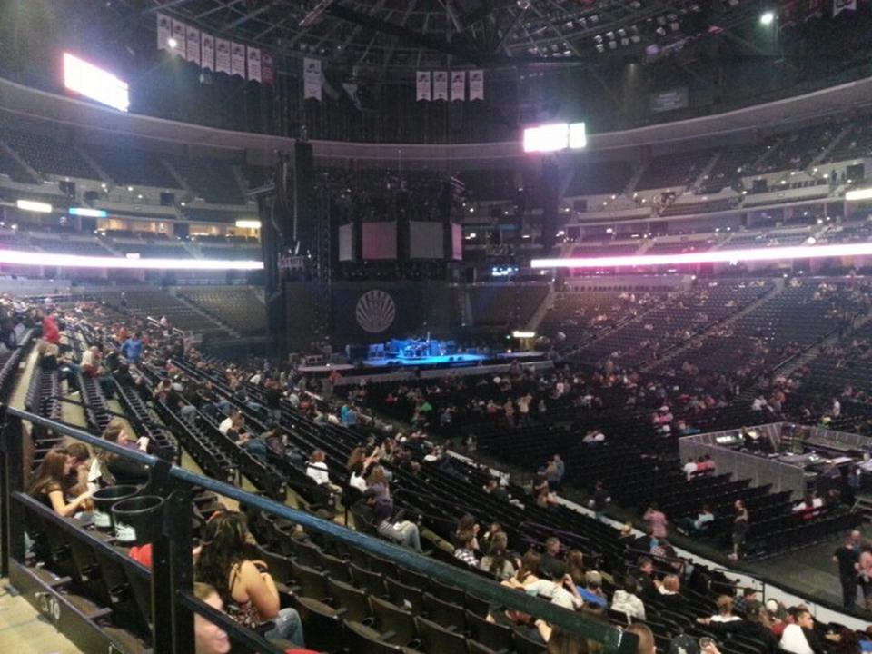 section 120, row 20 seat view  for concert - ball arena