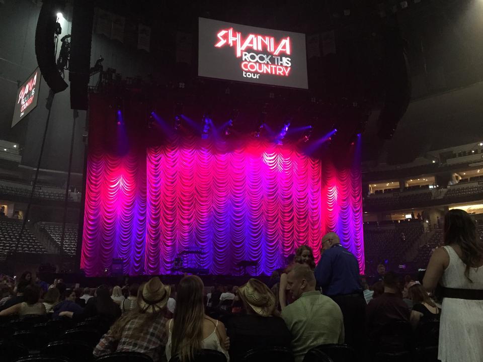 floor aaa, row 25 seat view  for concert - ball arena