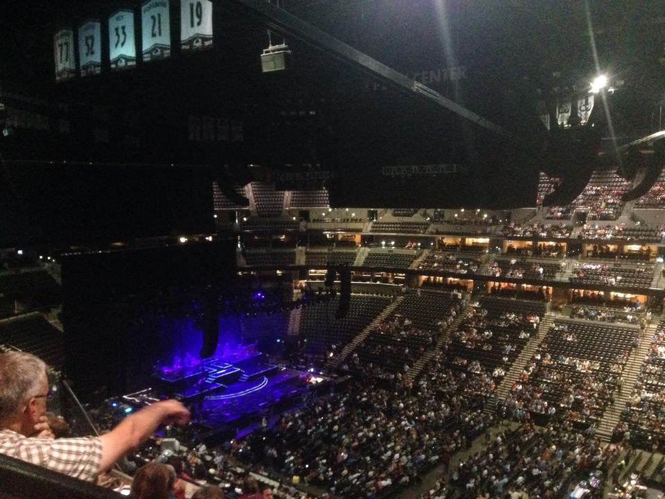 section 336 seat view  for concert - ball arena