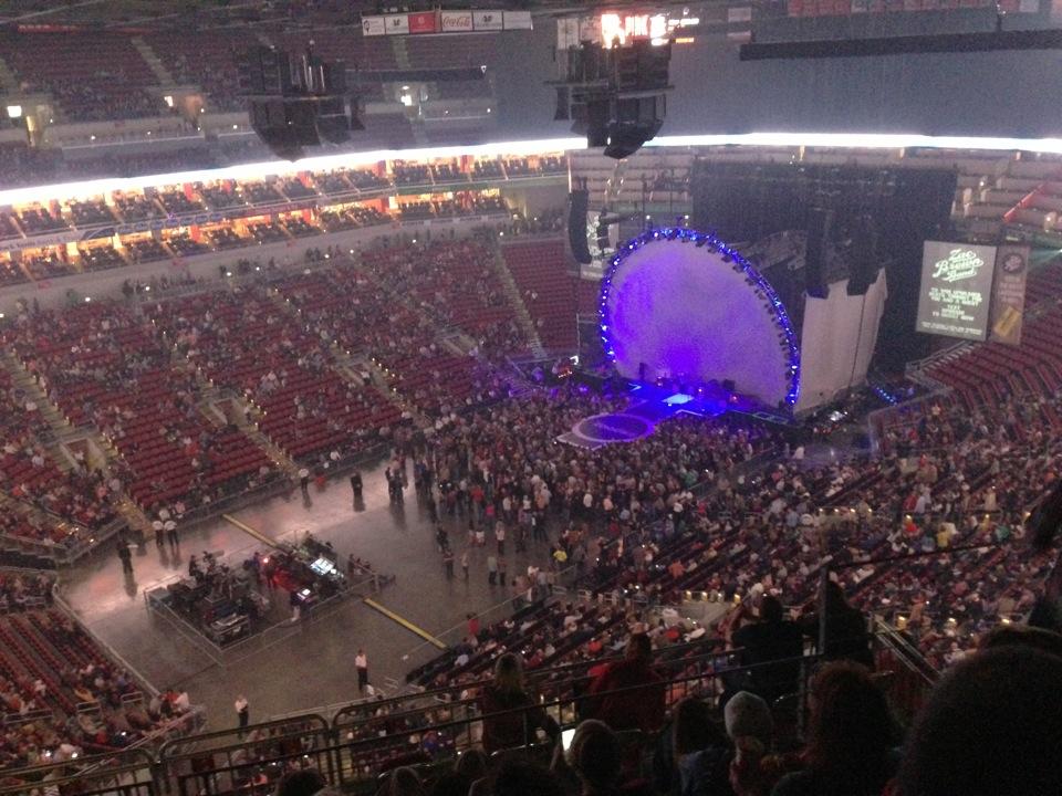 section 312 seat view  for concert - kfc yum! center