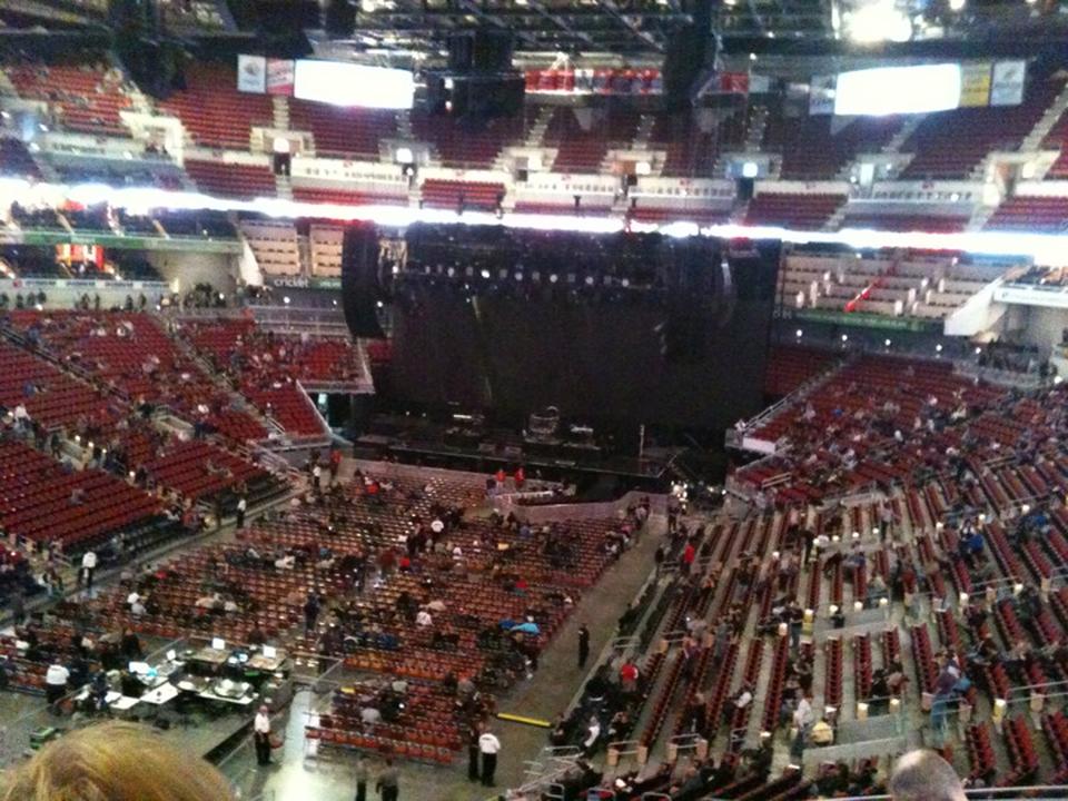 Section 209 at KFC Yum! Center for Concerts