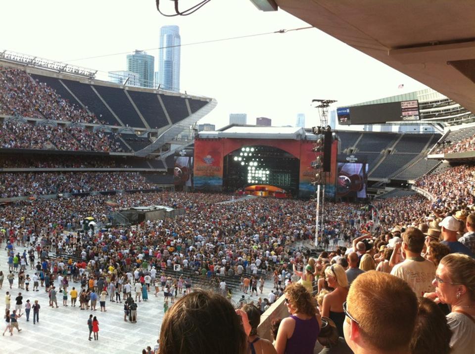 section 216 seat view  for concert - soldier field