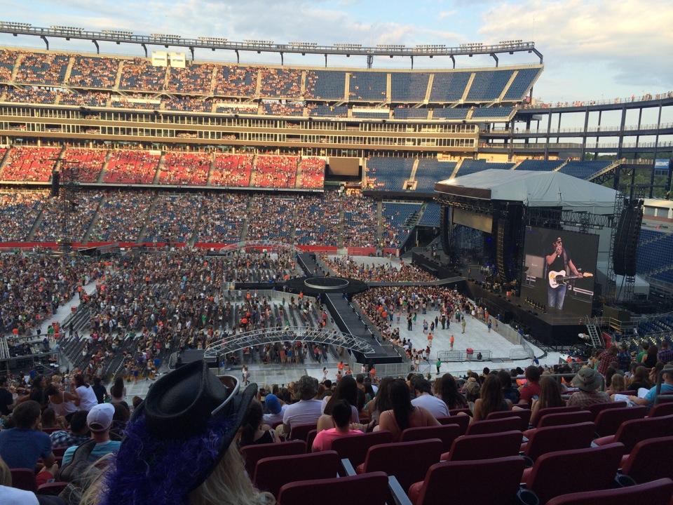 Gillette Stadium Seating Chart Concert View