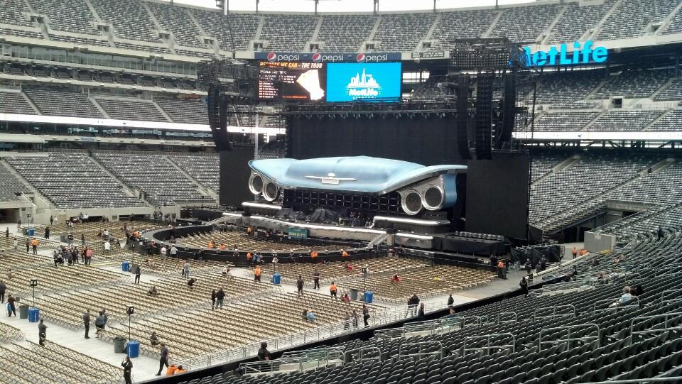 section 115a, row 35 seat view  for concert - metlife stadium