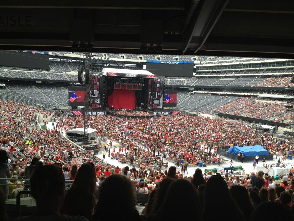 section 129, row 45 seat view  for concert - metlife stadium