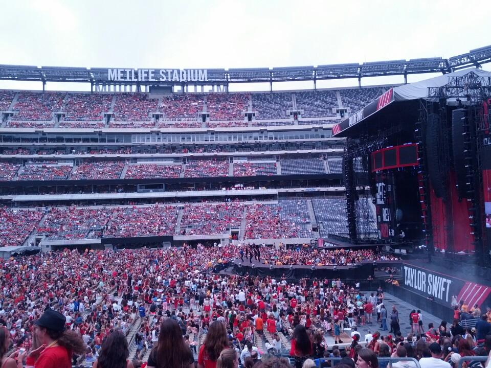 section 111a, row 23 seat view  for concert - metlife stadium